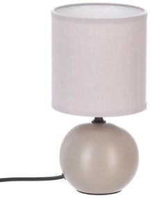 Atmosphera - Lampada da tavolo TIMÉO 1xE14/60W/230V taupe/color crema