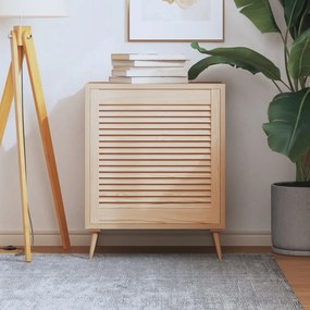 Anta Con Design A Lamelle 61,5x59,4 Cm İn Legno Di Pino /