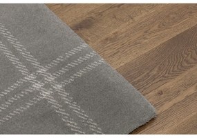 Tappeto in lana antracite 200x300 cm Calisia M Grid Prime - Agnella