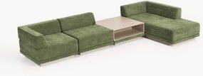 Divano angolare componibile 4 posti con tavolino Colin