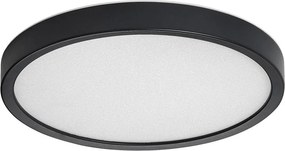Rabalux 75081 - Plafoniera LED per bagno MAUREC 18W/230V Ø 29 cm IP44 nero