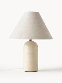 Lampada da tavolo con base in marmo Gia