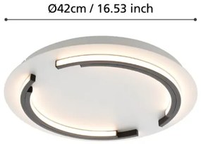 Eglo 900328 - Plafoniera LED Dimmerabile ZAMPOTE LED/25W/230V d. 42 cm