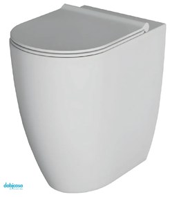 Alice Ceramica "Form" Wc Da Terra H 50 Cm Senza Brida Bianco Lucido