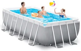 Intex Prisma Frame Piscina Rettangolare 400x200x122 Con Pompa Filtro - 26790NP
