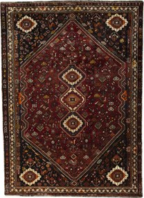 Shiraz Tappeto 320 x 230 Rosso (Iran) Annodato A Mano