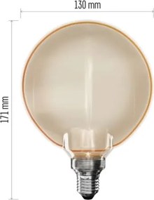 Lampadina LED DECO VINTAGE G130OA E27/4W/230V 1800K