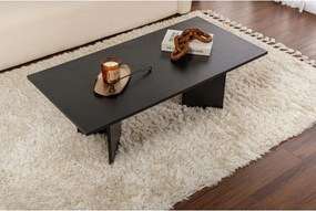 Tavolino da salotto nero opaco 60x119 cm Sabin – Kalune Design