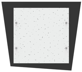 Plafoniera LED moderno Skinny, nero40 cm LUMICOM