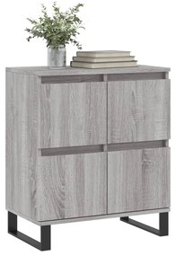 Credenza grigio sonoma 60x35x70 cm in legno multistrato