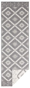 Tappeto da esterno grigio e crema , 80 x 350 cm Malibu - NORTHRUGS