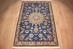 Nain Tappeto 90 x 130 (Iran) Annodato A Mano