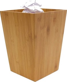 Cestino per la spazzatura di colore naturale in bambù 3 l – MSV
