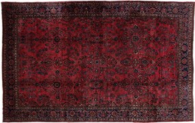 Sarouk Tappeto persiano 350x560 Blu (Iran) Annodato A Mano