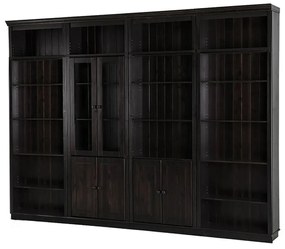 Libreria in legno di pino marrone 296x223 cm Anita - Støraa