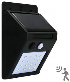 Lampada solare da parete LED con sensore LED/2,2W/3,7V 2200 mAh IP44