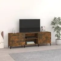 Mobile Porta TV Rovere Fumo 150x30x50 cm in Legno Multistrato cod mxl 16621