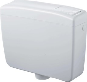 Cassetta WC a Zaino con 2 Pulsanti 44,5x14x38 cm Forlani Maxima 2 Bianca...