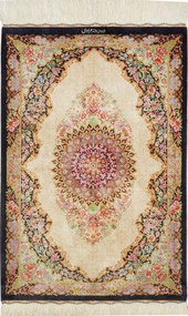 Ghom Tappeto persiano 90x60 (Iran) Annodato A Mano