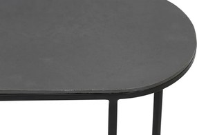 Set di 2 tavolini in metallo 26x53 cm Bocov - Light &amp; Living