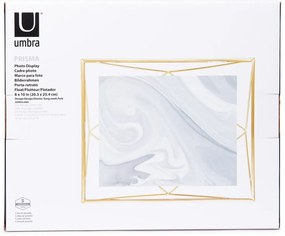Cornice da appoggio/parete in metallo color oro 25x30 cm Prisma - Umbra