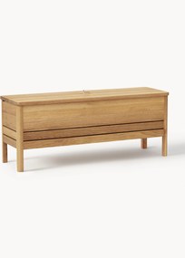 Panca in legno di quercia con vano contenitore A Line
