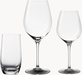 Set di 18 bicchieri in cristallo Optima