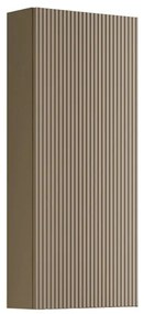 Pensile bagno Opera laccato opaco nocciola, 1 anta apertura da sinistra P 17 x L 30 x H 80 cm