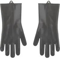 Guanti in silicone con setole
