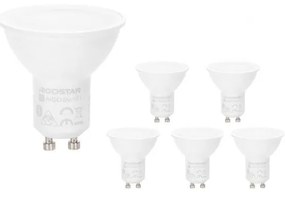 Set da 6 lampadine LED RGBW dimmerabili MESH GU10/6,5W/230V 2700-6500K - Aigostar