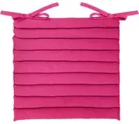 Cuscino sedia 40x40 cm in cotone rosa