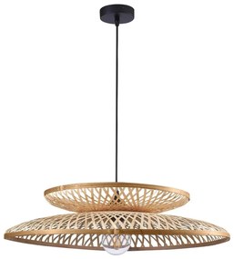 Lampadario a sospensione con filo BALI 1xE27/20W/230V diametro 60 cm bambù