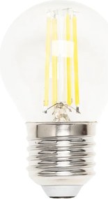 Lampada LED E27 4W a Filamento 1800K No Flickering - G45 Colore Bianco Molto Caldo 1.800K