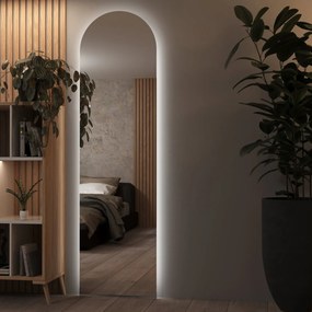 Specchio ad arco con luce LED G9