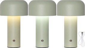 Lampada da tavolo LED verde (altezza totale 21,5 cm) Bobby – Star Trading