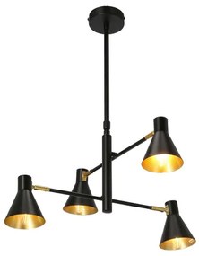 Lampadario a sospensione con supporto rigido LESS 4xE14/40W/230V