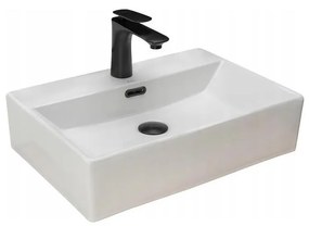 REA-U8701 - Lavabo da appoggio BONITA 36x51 cm ceramica/bianco lucido