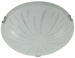 Plafoniera neoclassico Cometa Ø 50 cm bianco IP20, 3XE27
