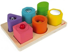 Puzzle 6 Cubi Sensoriali I Wood - legno