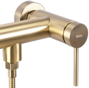 Rubinetto doccia REA Clif Brush Gold