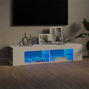 Mobile Porta Tv Con Luci Led Bianco 135x39x30 Cm /