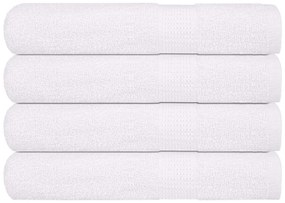 Asciugamani 4 Pz Bianchi 100x200 Cm 360 G/m² 100% Cotone /