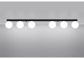 Sollux SL.1155 - Lampada da soffitto YOLI 6xG9/12W/230V nero