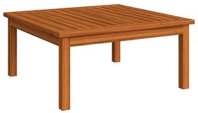 Tavolino da salotto per giardino 63x63x30 cm massello di acacia