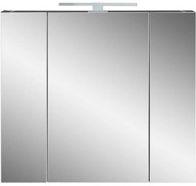 Mobile bagno grigio scuro con specchio 76x71 cm - Germania