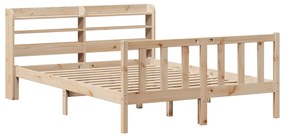 Letto senza materasso 140x190 cm in legno massello di pino