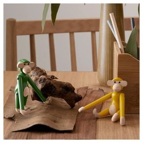 Statua in legno altezza 9,5 cm Monkey Mini - Kay Bojesen Denmark