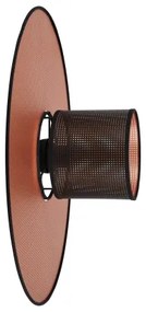 Duolla - Applique TOKYO SHINY 1xE27/15W/230V diametro 50 cm rame/nero