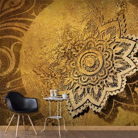 Fotomurale  Golden Illumination  Colore Oro, Dimensioni e Misure 350x245