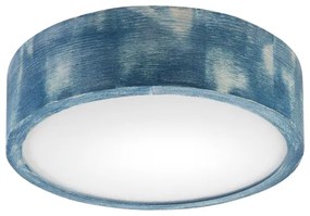 Brilagi - Plafoniera PINO 1xE27/15W/230V pino/blu Ø 27,5 cm